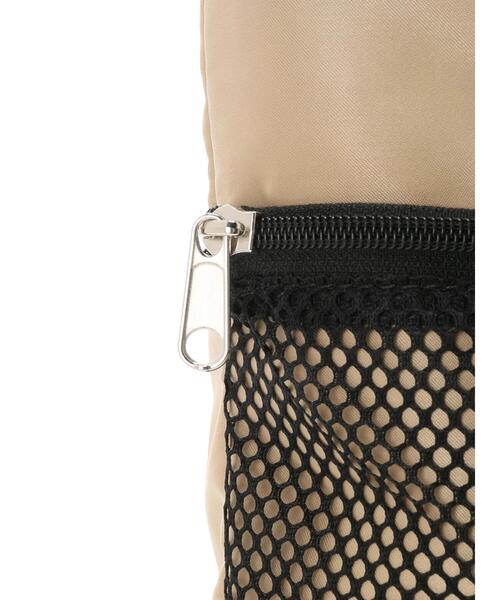 AMERICAN HOLIC（アメリカンホリック）の「メッシュポケットナップサック（バックパック/リュック・レディース・ベージュ/カーキ/ブラック・FREE）」の8枚目の写真