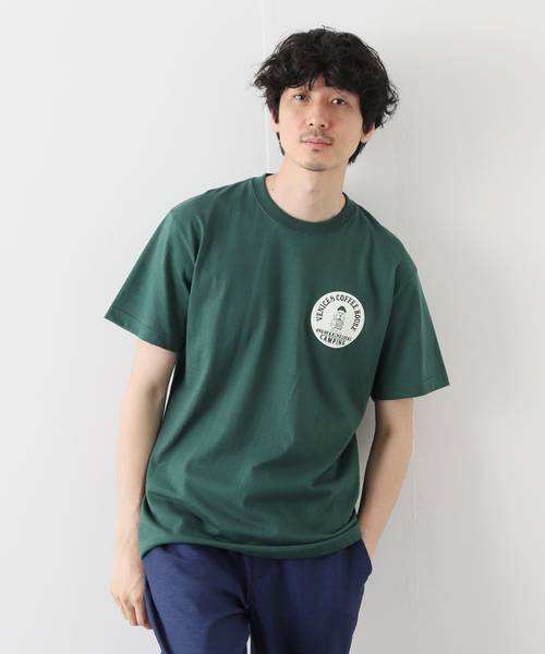 JOURNAL STANDARD(ジャーナルスタンダード)の「【VENICE 8 COFFEE×JS】BONFIRE Tシャツ(Tシャツ/カットソー・メンズ・ライトグレー/グリーン・MEDIUM/LARGE/X-LARGE)」の1枚目の写真