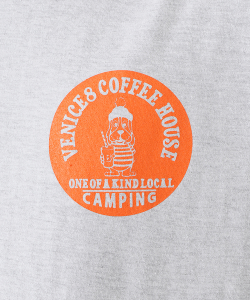 JOURNAL STANDARD(ジャーナルスタンダード)の「【VENICE 8 COFFEE×JS】BONFIRE Tシャツ(Tシャツ/カットソー・メンズ・ライトグレー/グリーン・MEDIUM/LARGE/X-LARGE)」の8枚目の写真