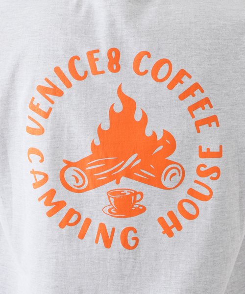 JOURNAL STANDARD(ジャーナルスタンダード)の「【VENICE 8 COFFEE×JS】BONFIRE Tシャツ(Tシャツ/カットソー・メンズ・ライトグレー/グリーン・MEDIUM/LARGE/X-LARGE)」の13枚目の写真