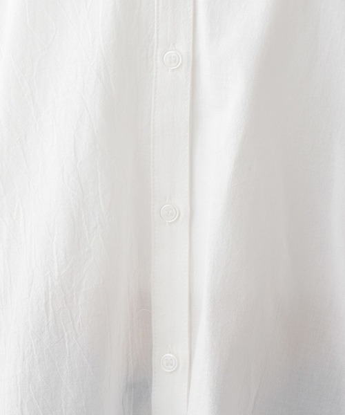 LOWRYS FARM(ローリーズファーム)の「コットンワイドカラーブラウス 125408(シャツ/ブラウス・レディース・ホワイト/ブラック/グリーン/アイボリー/ブラック系その他・FREE)」の18枚目の写真