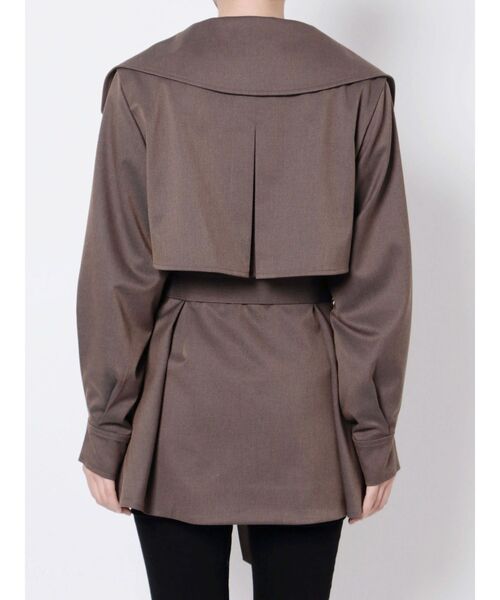 LAGUNAMOON（ラグナムーン）の「ラペルカラーミディフレアーコート（その他アウター・レディース・ブラウン/ベージュ・FREE）」の14枚目の写真