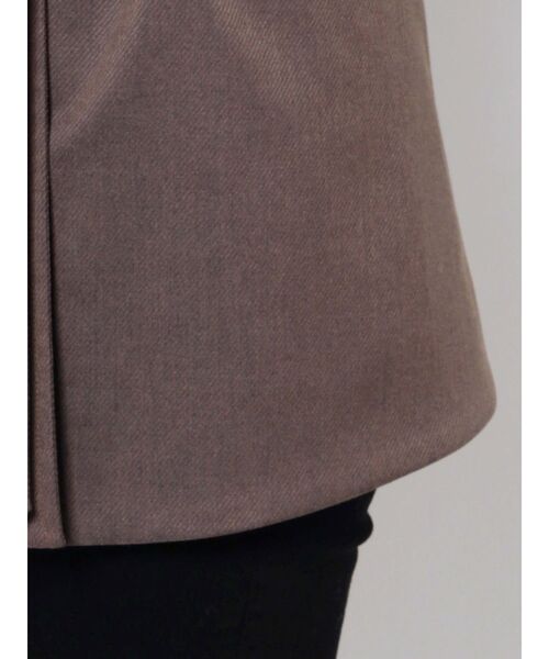 LAGUNAMOON（ラグナムーン）の「ラペルカラーミディフレアーコート（その他アウター・レディース・ブラウン/ベージュ・FREE）」の10枚目の写真