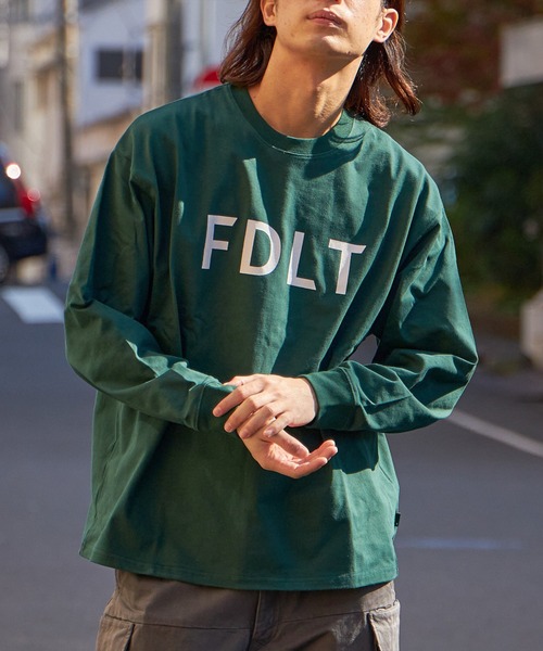 FIDELITY(フィデリティ)の「N/C FDLT L/S T-SHIRT / クルーネック ロングスリーブ Tシャツ(Tシャツ/カットソー・メンズ・ダークグリーン/オフホワイト/マスタード/チャコール・MEDIUM/LARGE)」の17枚目の写真
