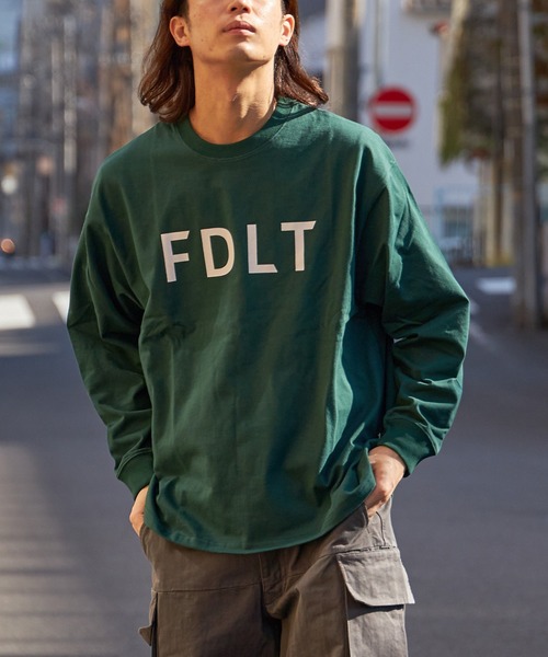 FIDELITY(フィデリティ)の「N/C FDLT L/S T-SHIRT / クルーネック ロングスリーブ Tシャツ(Tシャツ/カットソー・メンズ・ダークグリーン/オフホワイト/マスタード/チャコール・MEDIUM/LARGE)」の15枚目の写真