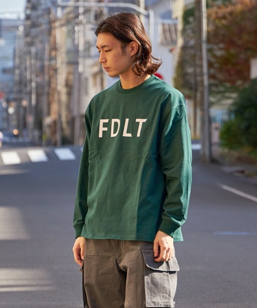 FIDELITY(フィデリティ)の「N/C FDLT L/S T-SHIRT / クルーネック ロングスリーブ Tシャツ(Tシャツ/カットソー・メンズ・ダークグリーン/オフホワイト/マスタード/チャコール・MEDIUM/LARGE)」の13枚目の写真