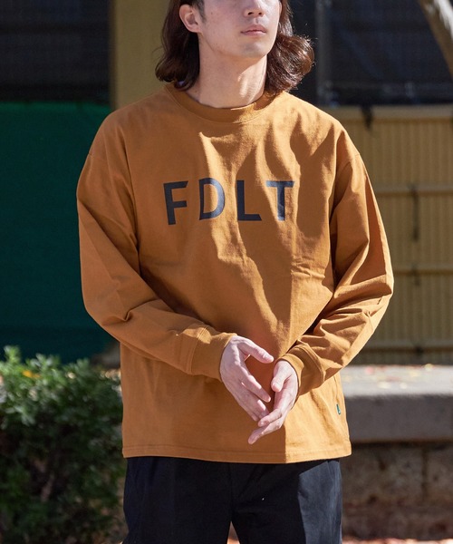 FIDELITY(フィデリティ)の「N/C FDLT L/S T-SHIRT / クルーネック ロングスリーブ Tシャツ(Tシャツ/カットソー・メンズ・ダークグリーン/オフホワイト/マスタード/チャコール・MEDIUM/LARGE)」の7枚目の写真