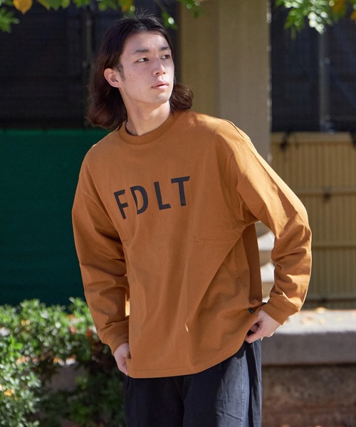 FIDELITY(フィデリティ)の「N/C FDLT L/S T-SHIRT / クルーネック ロングスリーブ Tシャツ(Tシャツ/カットソー・メンズ・ダークグリーン/オフホワイト/マスタード/チャコール・MEDIUM/LARGE)」の6枚目の写真