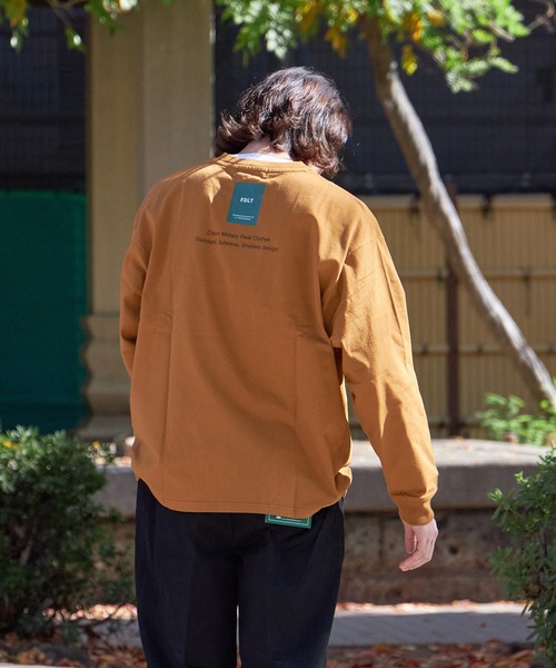 FIDELITY(フィデリティ)の「N/C FDLT L/S T-SHIRT / クルーネック ロングスリーブ Tシャツ(Tシャツ/カットソー・メンズ・ダークグリーン/オフホワイト/マスタード/チャコール・MEDIUM/LARGE)」の20枚目の写真