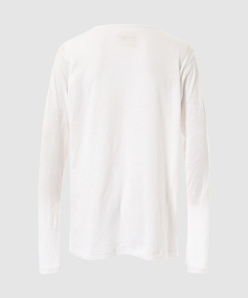 GREG LAUREN（グレッグローレン）の「IVORY KNIT HENLEY IVORY（Tシャツ/カットソー・メンズ・アイボリー・0/1/2）」の2枚目の写真
