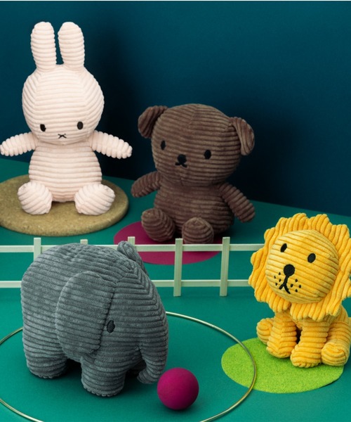 BON TON TOYS/エレファント ぬいぐるみ コーデュロイ 20cm（おもちゃ