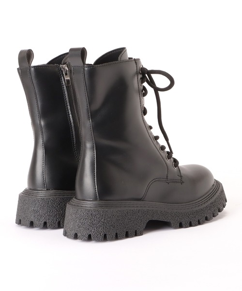 Lace Ladies（レースレディース）の「厚底レースアップブーツ（ブーツ・レディース・ブラック・24.5/22.5/25/23/23.5/24）」の8枚目の写真