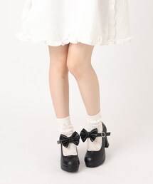 チャンキーヒールリボン付き2WAY厚底パンプス csT&P