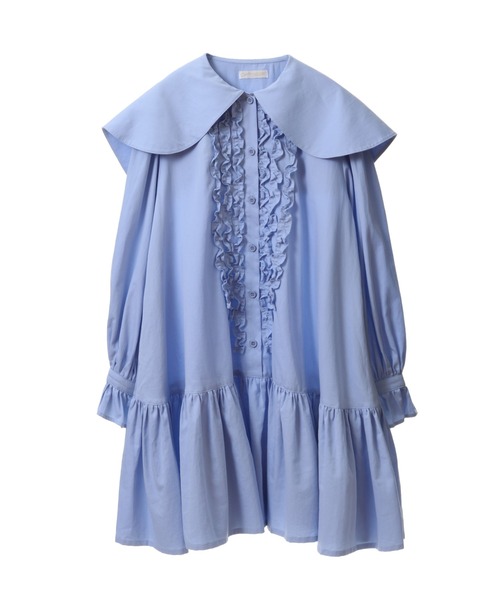 Candy Stripper（キャンディストリッパー）の「SYMPHONY FRILL ワンピース（ワンピース・レディース・オフホワイト/ライトブルー/ブラック・2）」の9枚目の写真