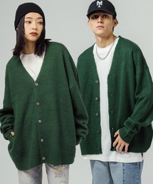 Ressaca（レサーカ）の「オーバーサイズ モヘアタッチ Vネックシャギーニットカーディガン（カーディガン/ボレロ）」