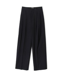 ■ハイツイストギャバジンウール 2タックワイドパンツ