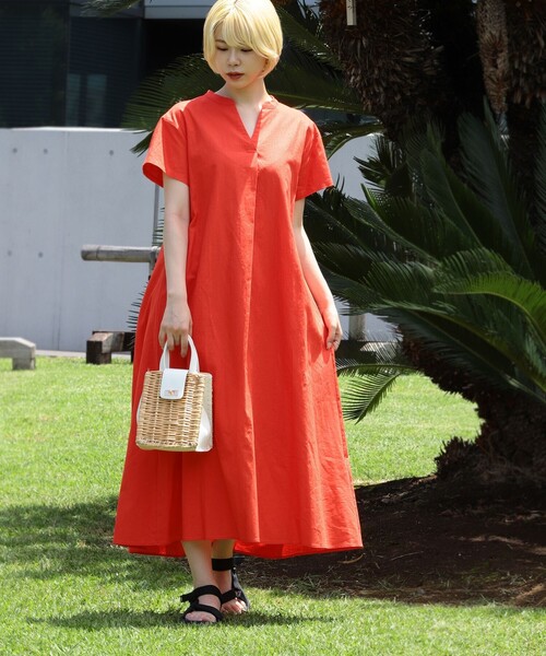 Ray BEAMS（レイビームス）の「Ray BEAMS / 柳 編み かごバッグ（かごバッグ・レディース・ブラック/オフホワイト/ブラウン・ONE SIZE）」の4枚目の写真