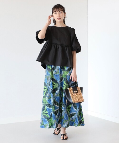 Ray BEAMS（レイビームス）の「Ray BEAMS / 柳 編み かごバッグ（かごバッグ・レディース・ブラック/オフホワイト/ブラウン・ONE SIZE）」の13枚目の写真