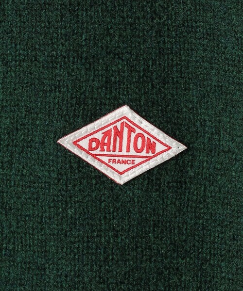 DANTON(ダントン)の「<DANTON>ロゴ クルーネック ニット(ニット/セーター・メンズ・ケリー/ダークグレー/ブラック・40/42)」の13枚目の写真