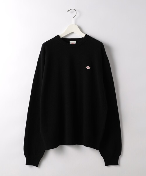 DANTON(ダントン)の「<DANTON>ロゴ クルーネック ニット(ニット/セーター・メンズ・ケリー/ダークグレー/ブラック・40/42)」の15枚目の写真