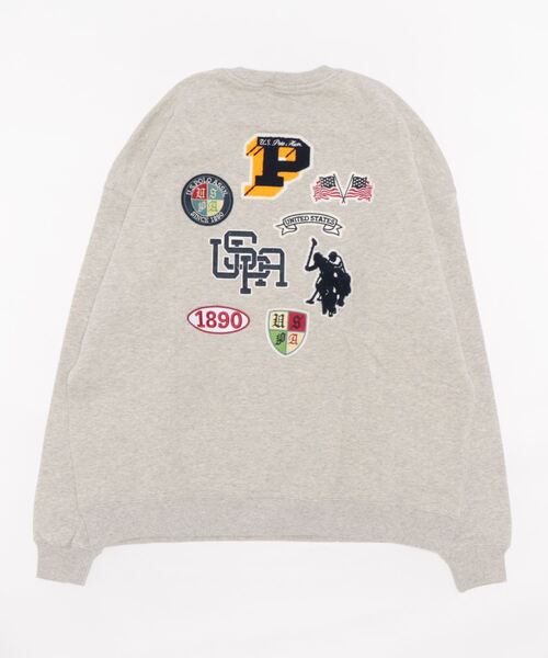 【新品】POLO RALPH LAUREN スウェット 刺繍ワッペン XS POLO BEAR RALPH LAUREN ZIP Hoodie ポロベア マルチ刺繍