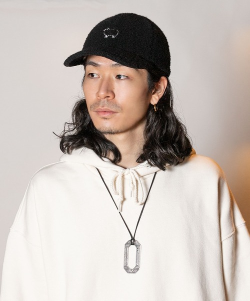 CA4LA（カシラ）の「SHEEP CAP（キャップ・メンズ・チャコールグレー/ブラック/ライトグレー・ONESIZE）」の2枚目の写真