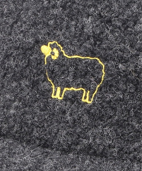CA4LA（カシラ）の「SHEEP CAP（キャップ・メンズ・チャコールグレー/ブラック/ライトグレー・ONESIZE）」の9枚目の写真
