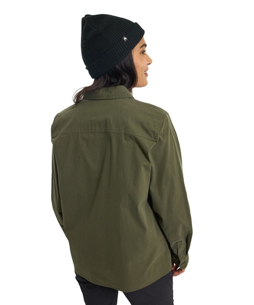 BURTON(バートン)の「オーガニックコットン ストレッチ 長袖 シャツ(シャツ/ブラウス・レディース・カーキ・M/S)」の3枚目の写真