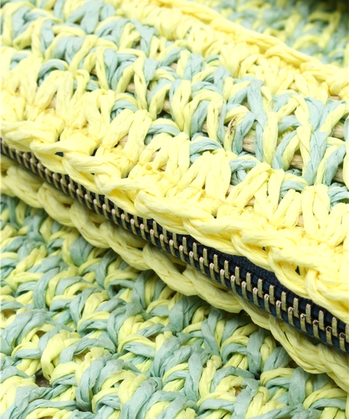 SHIPS for women（シップスフォーウィメン）の「★★ミックスクラッチ（クラッチバッグ・レディース・ホワイト/イエロー・ONE SIZE）」の9枚目の写真