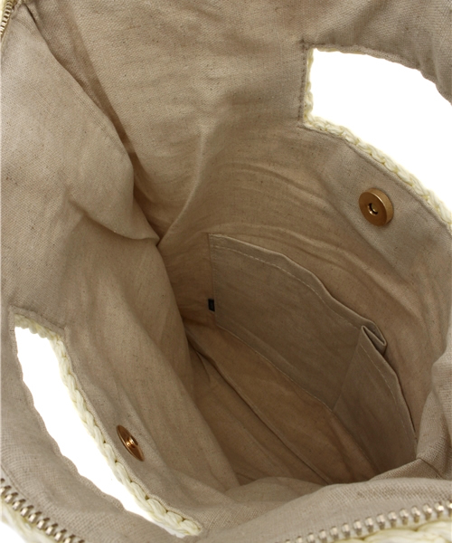 SHIPS for women（シップスフォーウィメン）の「★★ミックスクラッチ（クラッチバッグ・レディース・ホワイト/イエロー・ONE SIZE）」の10枚目の写真