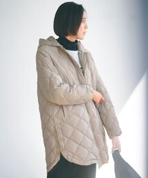 リバーシブルショート キルティングジャケット」に該当するレディース