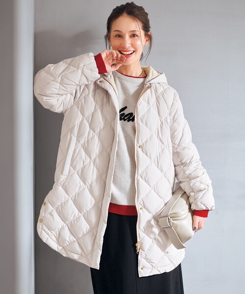 【美品】【TAION×UNFILO 】2WAY キルティングダウン ＸＬサイズ TAION×UNFILO】2WAY キルティングダウン（ダウンジャケット/コート