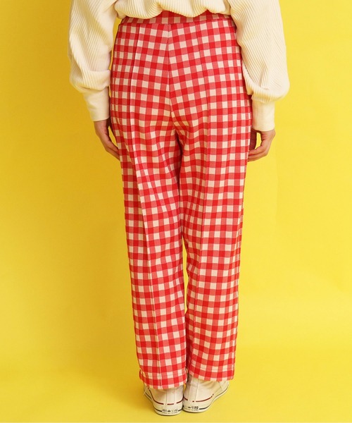 CHILD WOMAN(チャイルドウーマン)の「ギンガムJAQ イージーパンツ(その他パンツ・レディース・レッド/ブラック・36/38)」の13枚目の写真