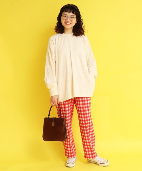 dot and stripes CHILD WOMAN 赤ギンガムチェックパンツ dot and stripes CHILD WOMAN ギンガムチェックパンツ赤