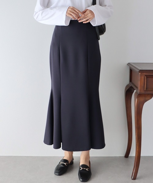 BLUEEAST（ブルーイースト）の「ハイウエストマーメイドスカート（スカート・レディース・チャコールグレー/ブラック/グリーン/アイボリー・MEDIUM）」の19枚目の写真