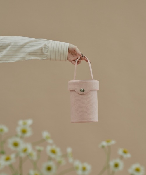 GIUNON(ジウノン)の「Cylinder bag / シリンダーバッグ(ハンドバッグ・レディース・アイボリー/ブラック/ピンク・FREE)」の6枚目の写真
