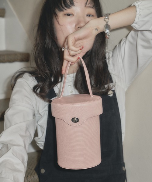 GIUNON(ジウノン)の「Cylinder bag / シリンダーバッグ(ハンドバッグ・レディース・アイボリー/ブラック/ピンク・FREE)」の21枚目の写真