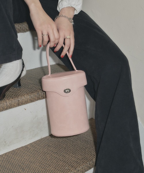 GIUNON(ジウノン)の「Cylinder bag / シリンダーバッグ(ハンドバッグ・レディース・アイボリー/ブラック/ピンク・FREE)」の22枚目の写真