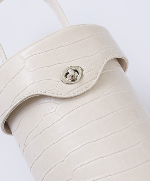 GIUNON(ジウノン)の「Cylinder bag / シリンダーバッグ(ハンドバッグ・レディース・アイボリー/ブラック/ピンク・FREE)」の18枚目の写真