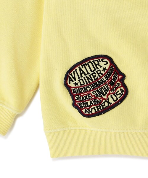 AVIREX(アヴィレックス)の「【KID'S/キッズ】LONG SLEEVE WEST COAST PULL OVER PARKA / 長袖 ウェストコースト プルオーバー パーカー / アヴィレックス / AVIREX(パーカー・キッズ・その他3/イエロー・100/120/140)」の3枚目の写真
