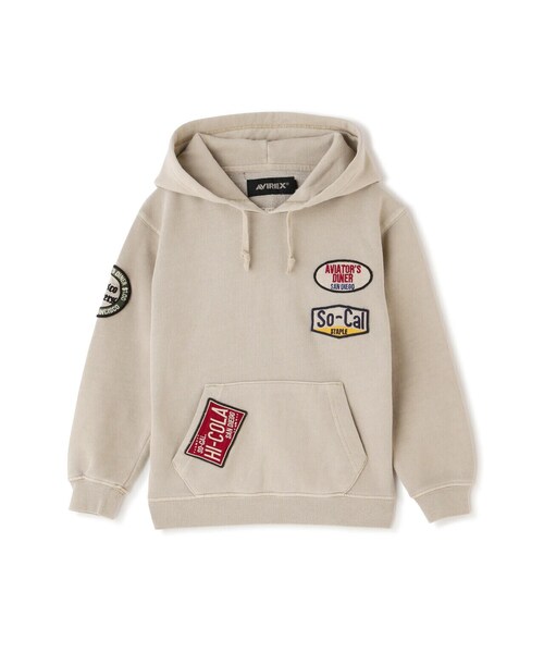 AVIREX(アヴィレックス)の「【KID'S/キッズ】LONG SLEEVE WEST COAST PULL OVER PARKA / 長袖 ウェストコースト プルオーバー パーカー / アヴィレックス / AVIREX(パーカー・キッズ・その他3/イエロー・100/120/140)」の16枚目の写真