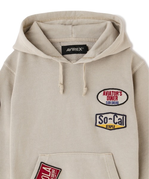 AVIREX(アヴィレックス)の「【KID'S/キッズ】LONG SLEEVE WEST COAST PULL OVER PARKA / 長袖 ウェストコースト プルオーバー パーカー / アヴィレックス / AVIREX(パーカー・キッズ・その他3/イエロー・100/120/140)」の9枚目の写真