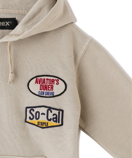 AVIREX(アヴィレックス)の「【KID'S/キッズ】LONG SLEEVE WEST COAST PULL OVER PARKA / 長袖 ウェストコースト プルオーバー パーカー / アヴィレックス / AVIREX(パーカー・キッズ・その他3/イエロー・100/120/140)」の10枚目の写真