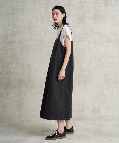 DANTON（ダントン）の「WOMEN'S COTTON TWILL OVERALLS SKIRT