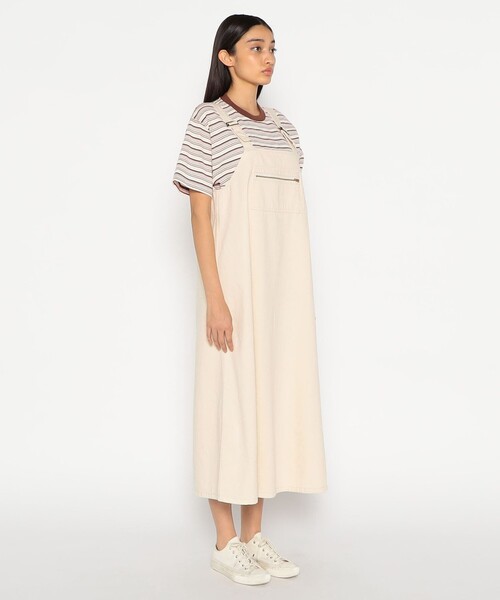 DANTON（ダントン）の「WOMEN'S COTTON TWILL OVERALLS SKIRT