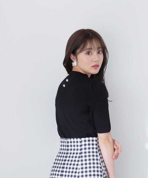 「PROPORTION BODY DRESSING」 ニットアンサンブル MEDIUM ブラック レディース PROPORTION BODY DRESSING｜変わり編みニットアンサンブル