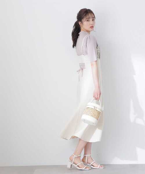 PROPORTION BODY DRESSING（プロポーションボディドレッシング）の「ハーフスリーブニット / 1213170401（ニット/セーター・レディース・グレー/ブラック/ホワイト・SMALL/MEDIUM）」の13枚目の写真