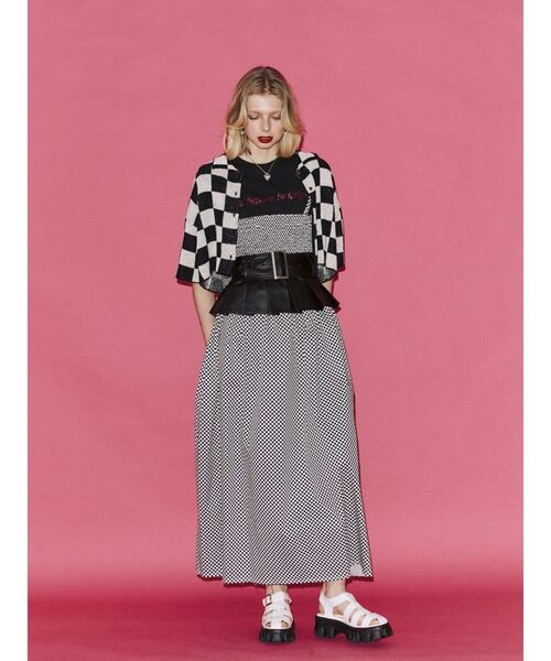 jouetie(ジュエティ)の「プリーツワイドベルト(ベルト・レディース・ブラック/インディゴブルー・FREE)」の7枚目の写真