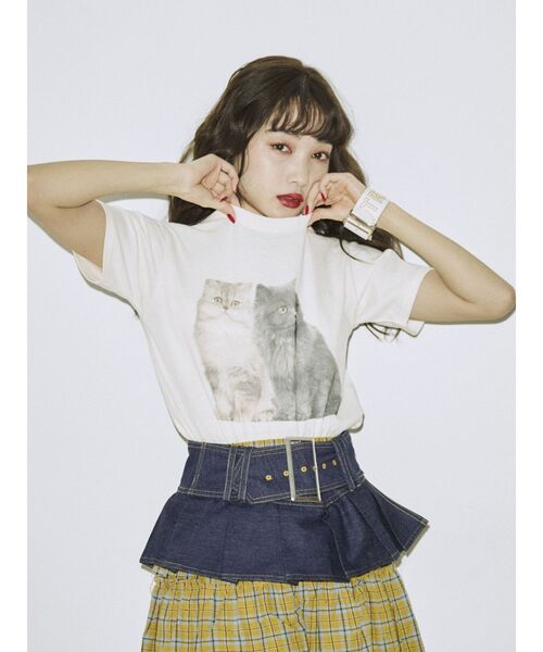 jouetie(ジュエティ)の「プリーツワイドベルト(ベルト・レディース・ブラック/インディゴブルー・FREE)」の10枚目の写真