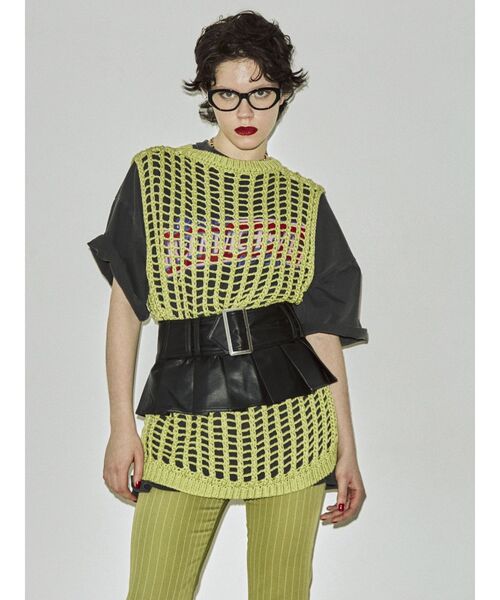 jouetie(ジュエティ)の「プリーツワイドベルト(ベルト・レディース・ブラック/インディゴブルー・FREE)」の14枚目の写真